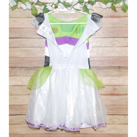 Disney's Toy Story Girls Buzz Tutu Lightyear Halloween Costume Size M 7-8 - Picture 9 of 12